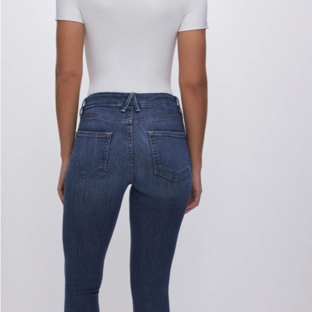 Good American Good Legs Dark Blue Skinny Jeans - Picture 2 of 6